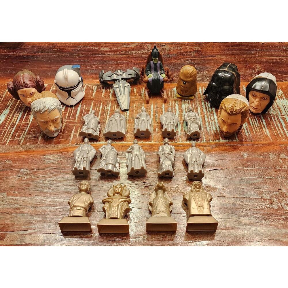 Vintage Star Wars Toys collectible lot Kelloggs Rubiks Mini figures and more